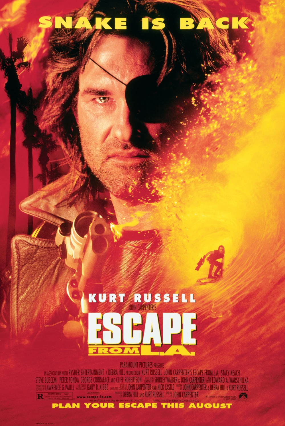 Escape from LA movie poster