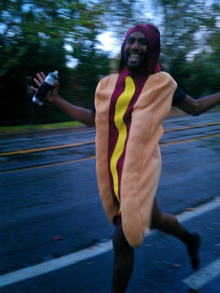2015 LA Marathon hot dog costume