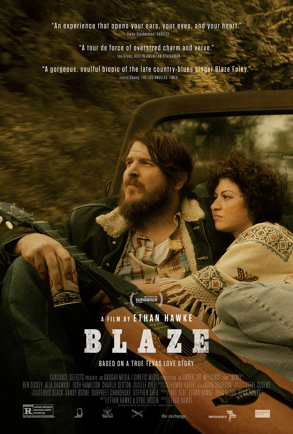Blaze 2018 movie poster